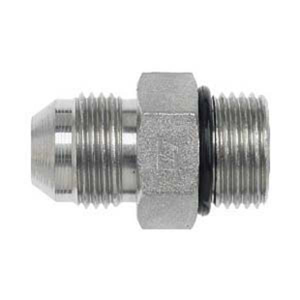 Steel Hose Adapters - JIC 37&ordm; Male Connector x Male O-Ring Boss